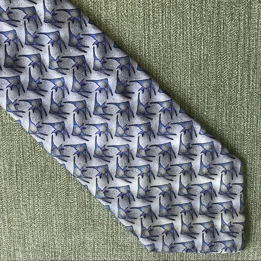 Nature Conservancy 100% Silk Necktie, Pompano Fish